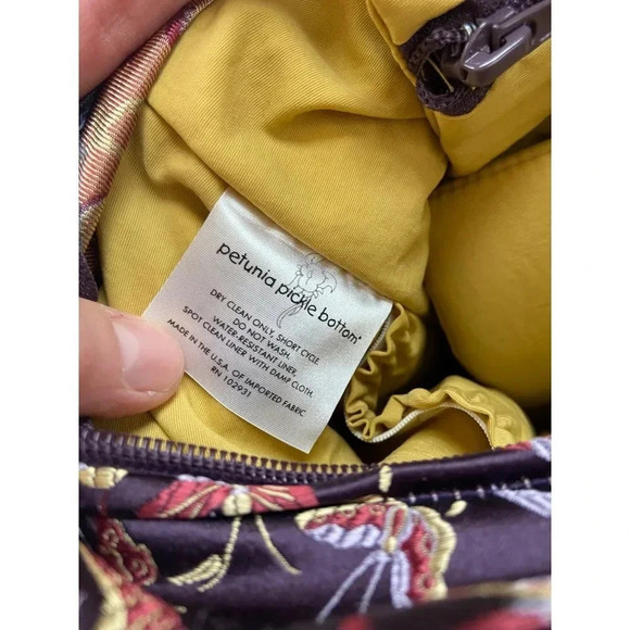 Petunia Pickebottom Butterfly Print Diaper Travel Multi-Compartment Bag - Picture 7 of 16